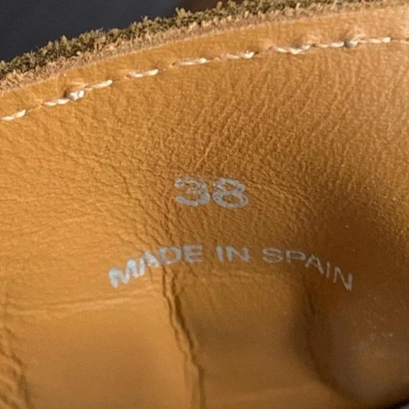 See by Chloé Vivienne Clog Mule in Khaki Suede EU 38 - Picture 7 of 10